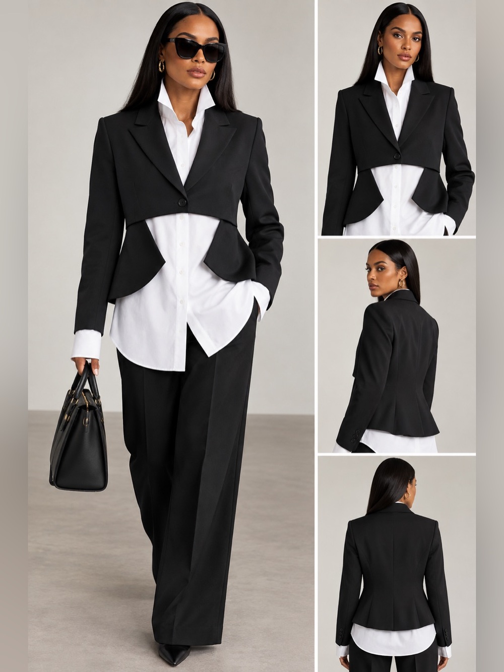 Zara ZW collection Asymmetrical Blazer